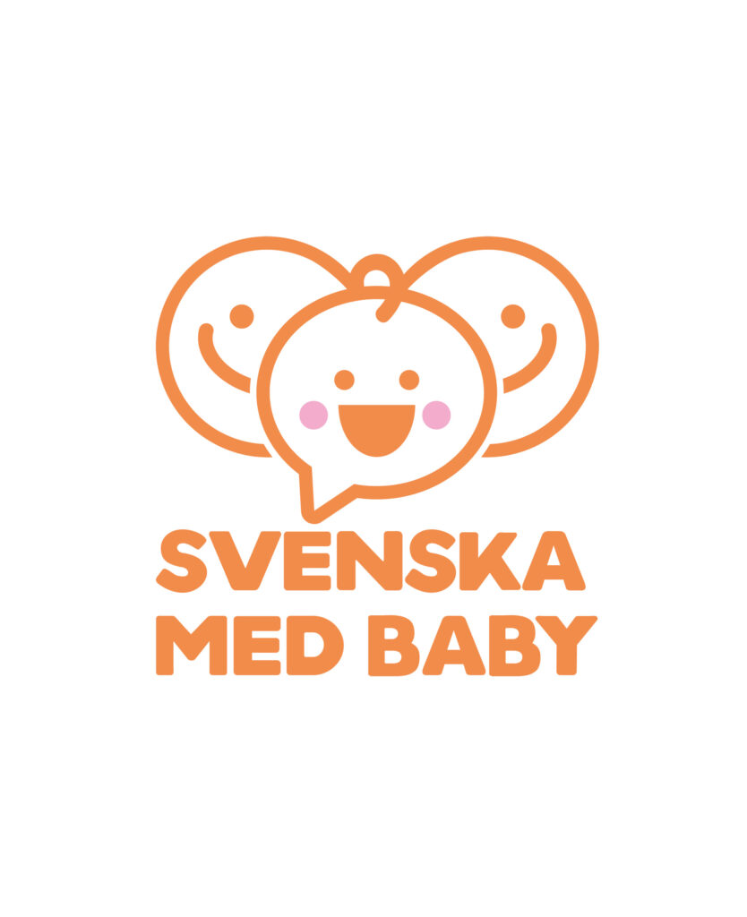 Svenska med baby orange logga